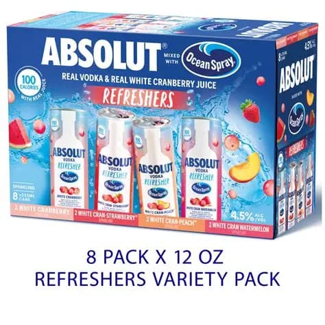 Absolut Refreshers 8PACK