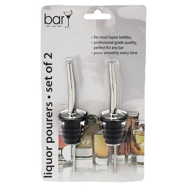 BARY3 Liquor Pourer 2PK