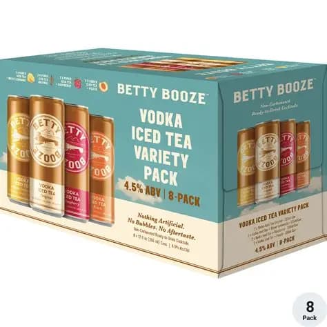 Betty Booze Vodka Variety 8PACK