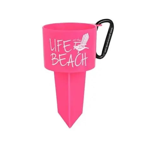 Beverage Holder Stake Pink