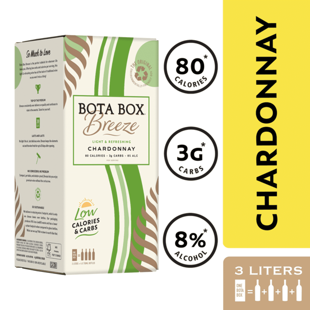 Bota Box Breeze Chardonnay 3L Box