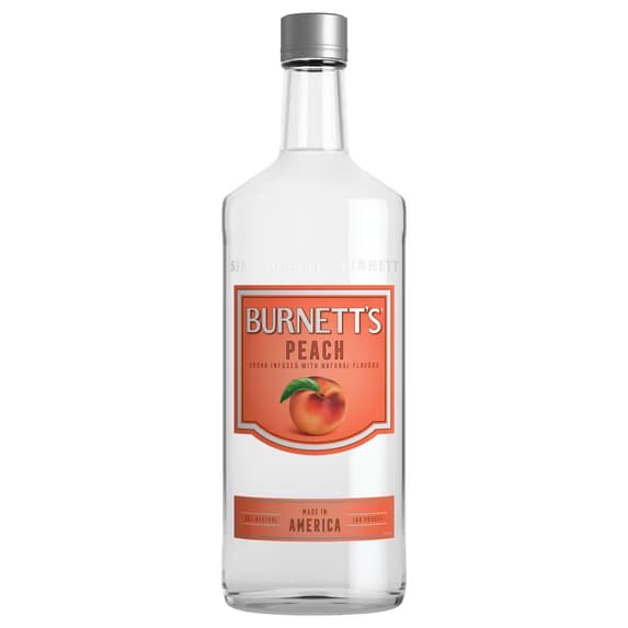 Burnetts Peach 750ML