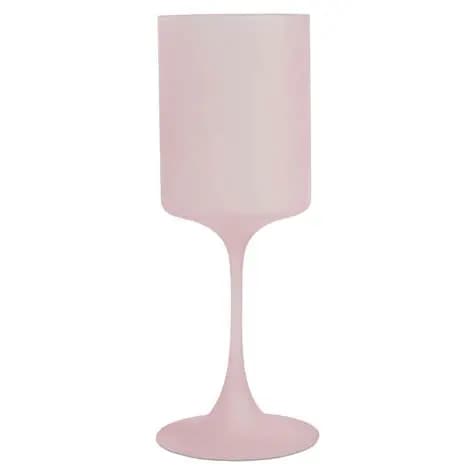 Bklyn Frost Rose Wine Glass