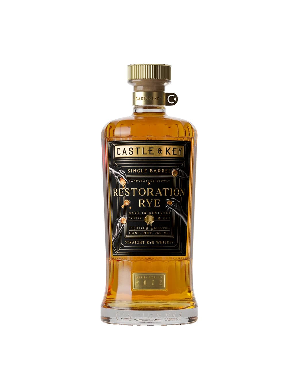 Castle & Key Rye Whiskey 750 M