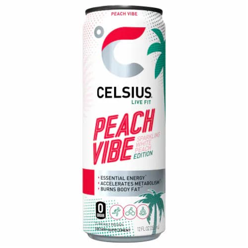 Celsius Peach Vibe 12OZ