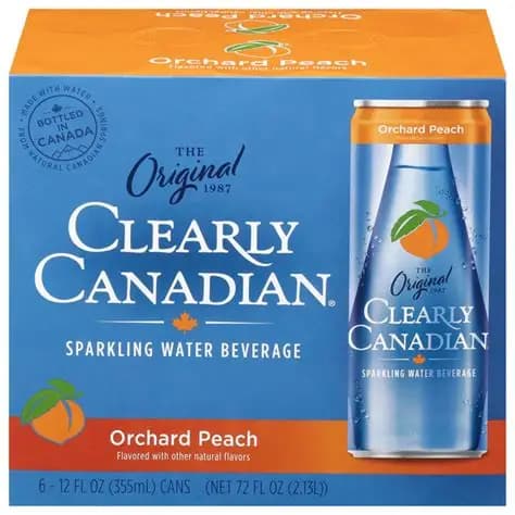 Clearly Canadian Peach 6PK