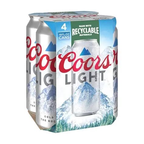 Coors Light Can 16OZ