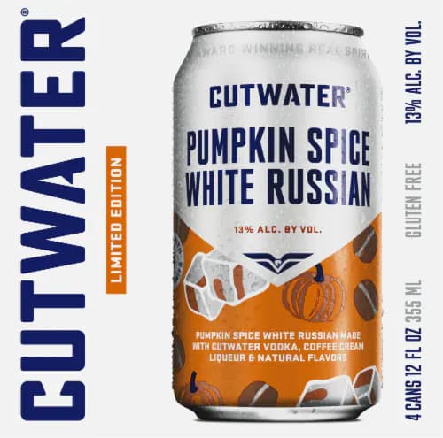 Cutwater Pumpkin Spice White Russian SNGL/4PK