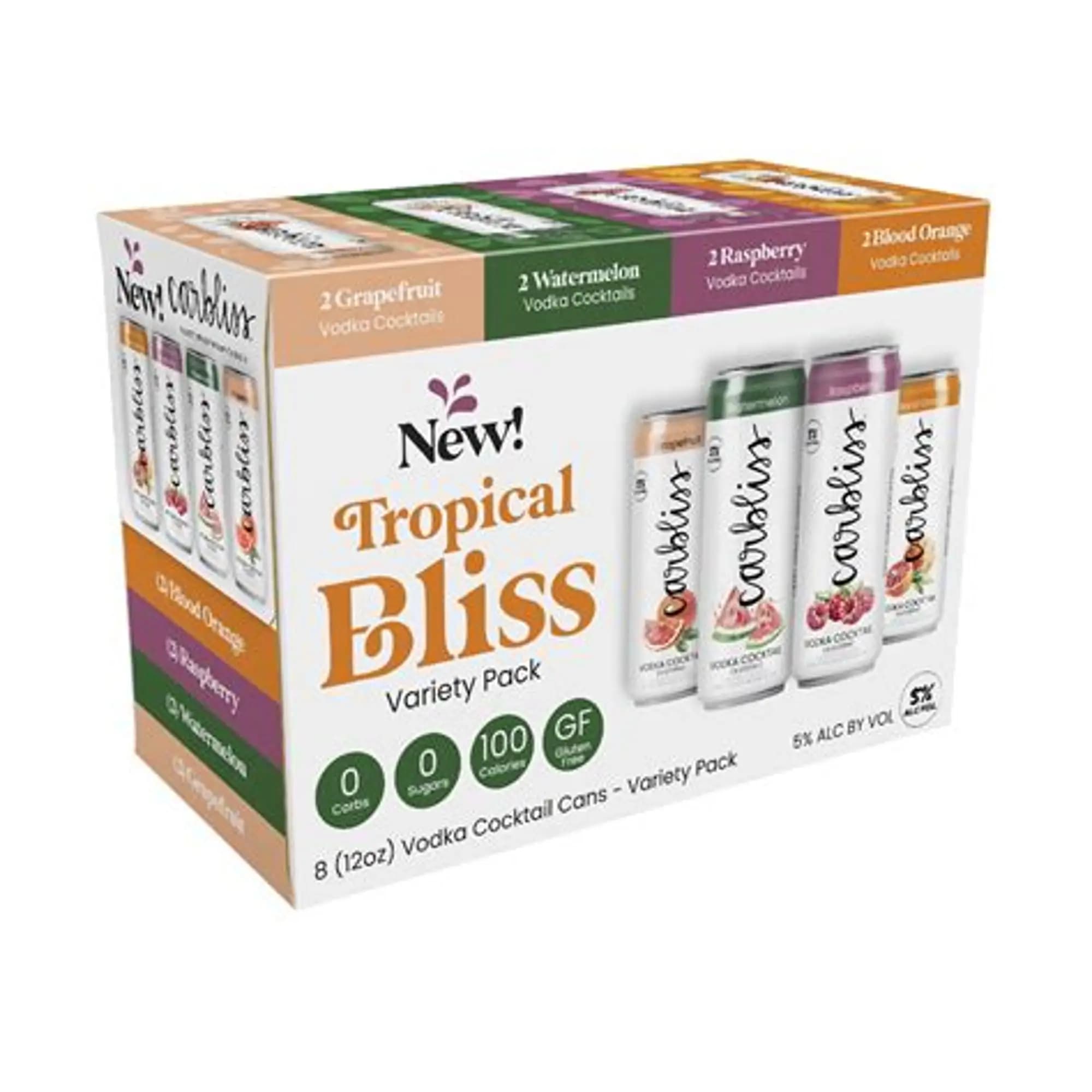 Carbliss Vodka Tropical 8PK