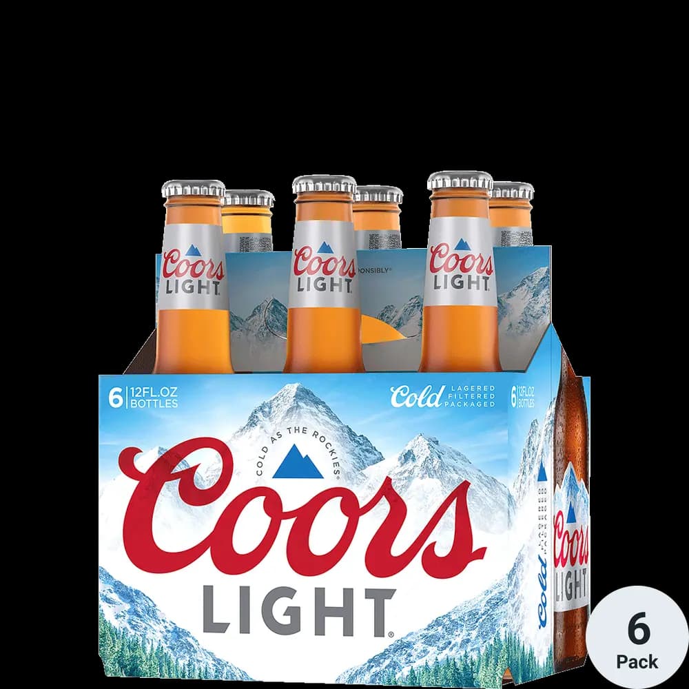 Coors Light 6PK 12OZ Bottles