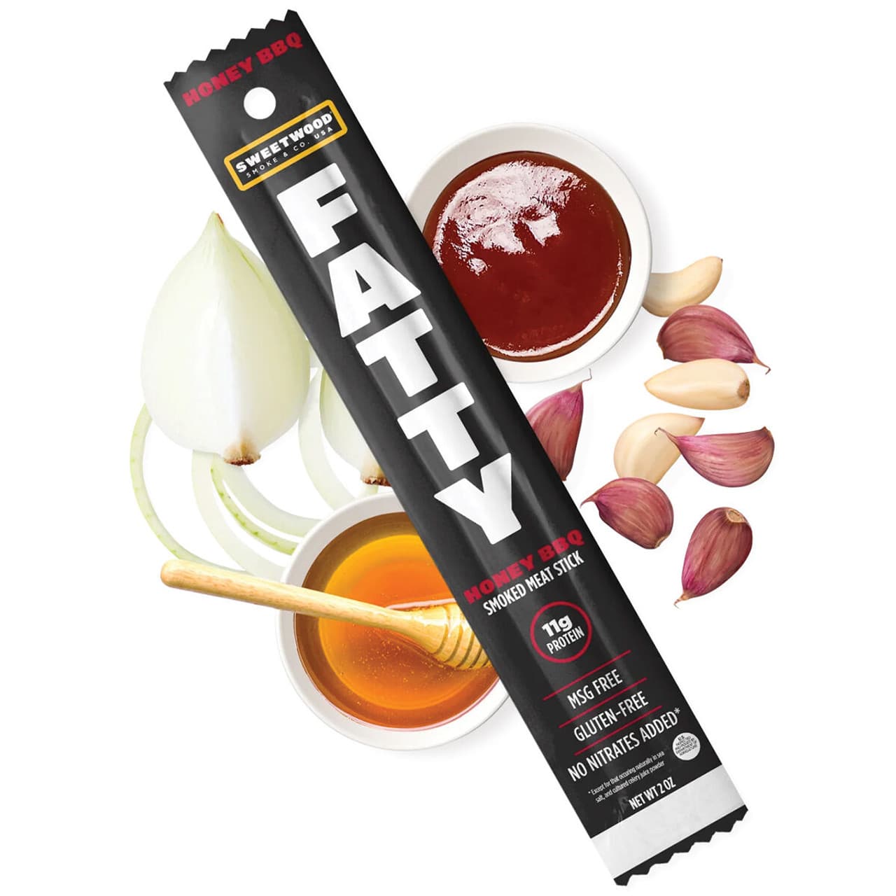 Fatty Honey BBQ Meat Stick