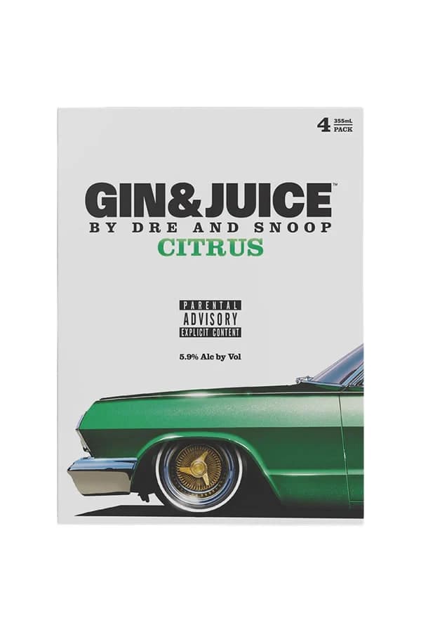 Gin & Juice Cktl Citrus 4PK