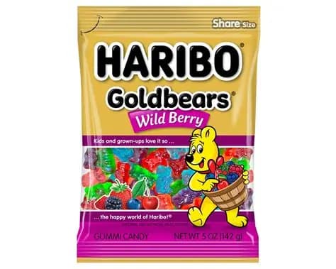 Haribo Wild Berry Goldbears 5OZ