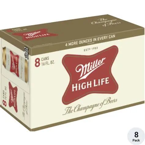 High Life 8PK 16OZ