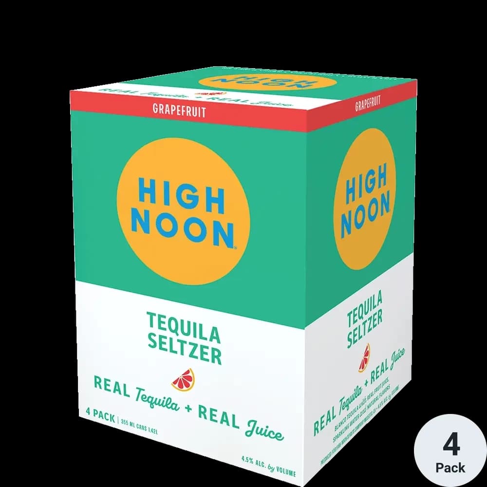 High Noon Teq 4PK Grapefruit