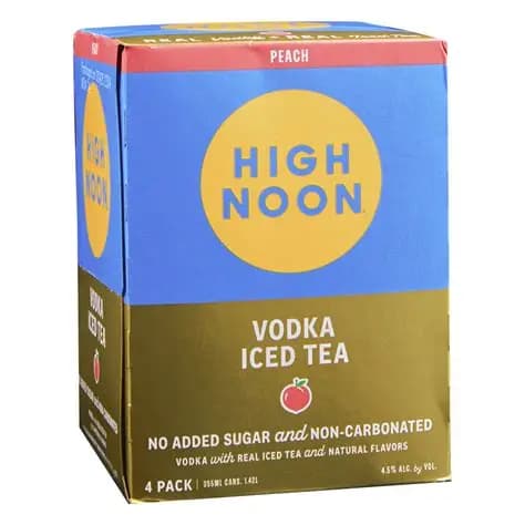 High Noon Vodka Tea 4PK