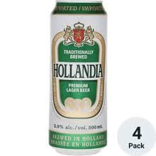 Hollandia 15OZ 4PK Can