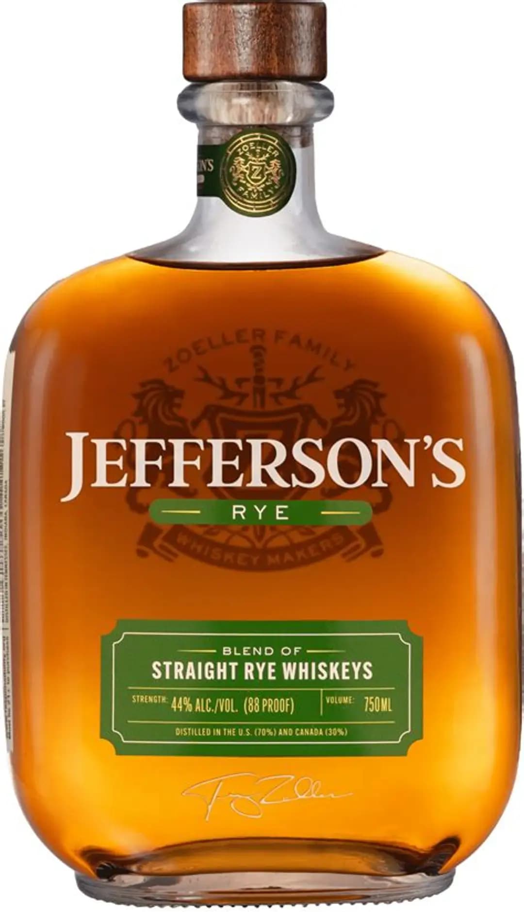 Jeffersons Rye 750ML