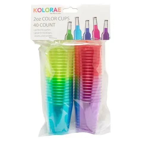 Kolorae Color Shot Cups 2OZ 40PK