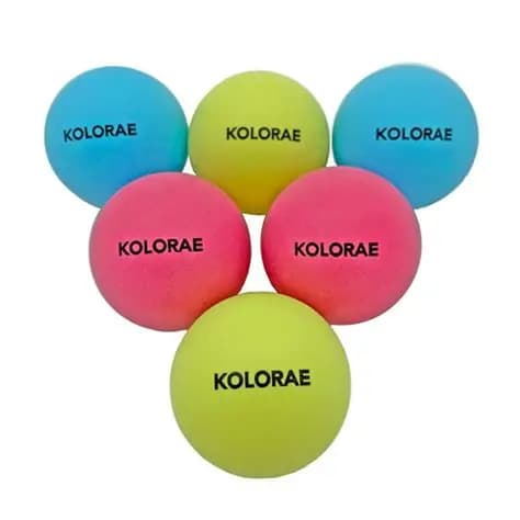 Kolorae Ping Pong Balls 6-Pack Assorted Colors