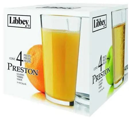 Libbey Preston Glass 4PK