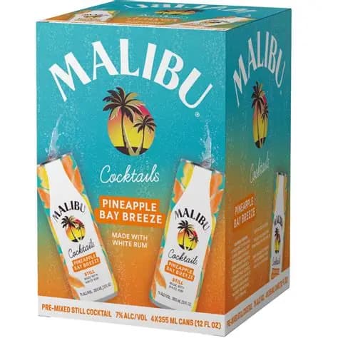 Malibu Pineapple Bay Breeze 4PK