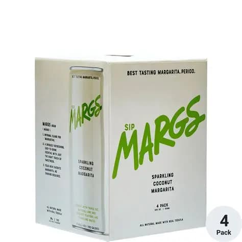 Margs Sips Coconut Margirita 4PK