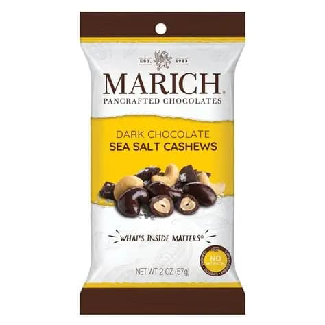 Marich Dark Choco. Sea Salt Cashews
