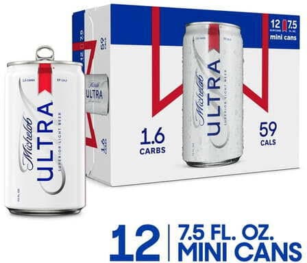 Michelob Ultra 7.5OZ Can 12PK