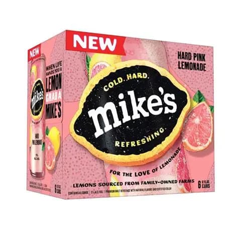 Mikes Pink Lemonade 6PK