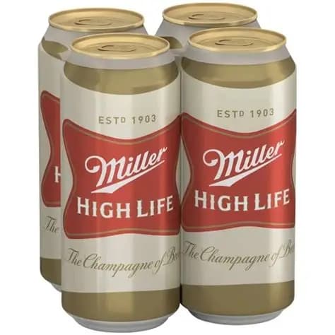 Miller High Life 4PK 16OZ Can