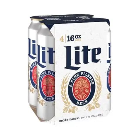 Miller Lite 4PK 16OZ Can