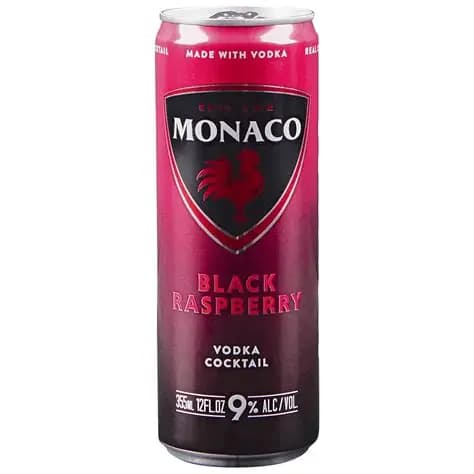 Monaco Black Raspberry 12OZ Can