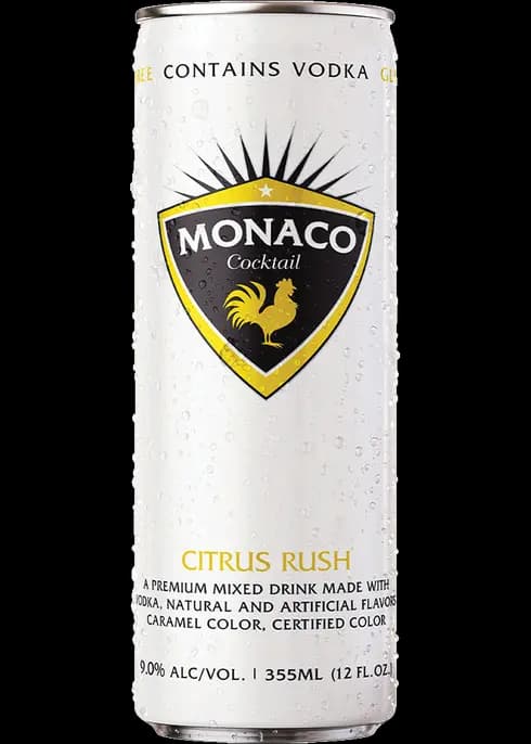 Monaco Citrus Rush 12OZ Can