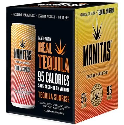 Mamitas Tequila Sunrise 4 Pk