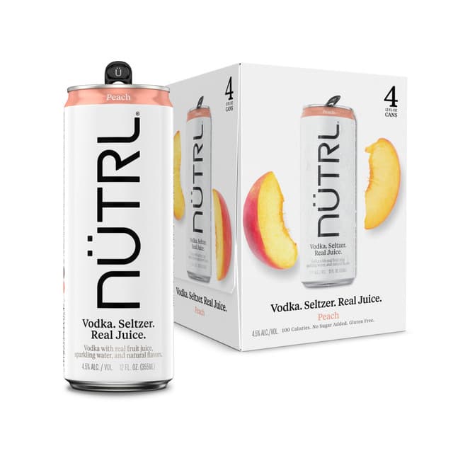 Nutrl Peach 4PK