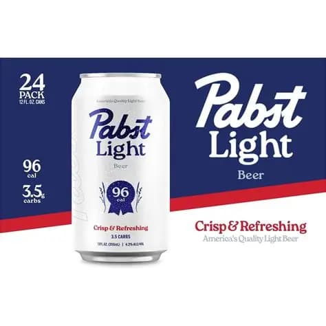 Pabst Light 24PK Can