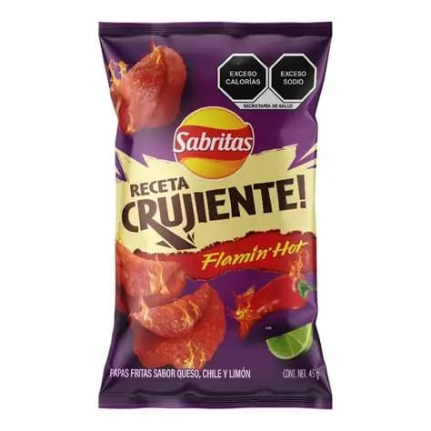 Papas Crujientes Flamin Hot