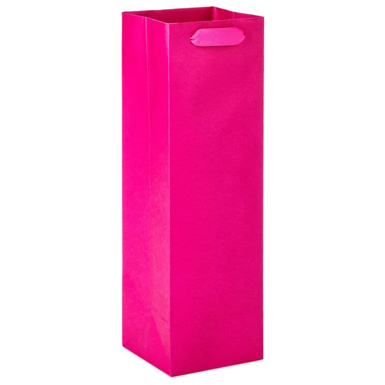 Pink Bottle Gift Bag