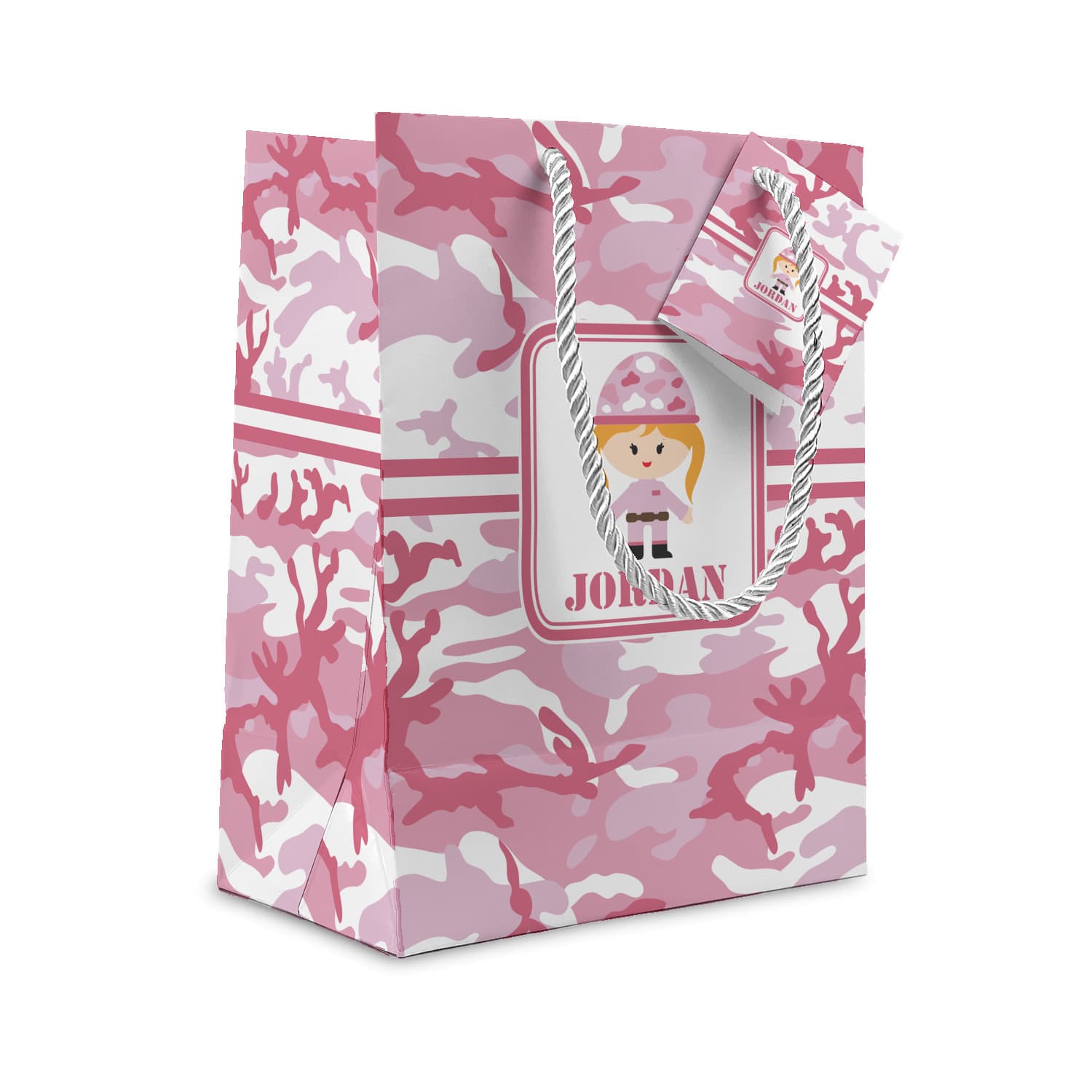 Pink Camo Gift Bag