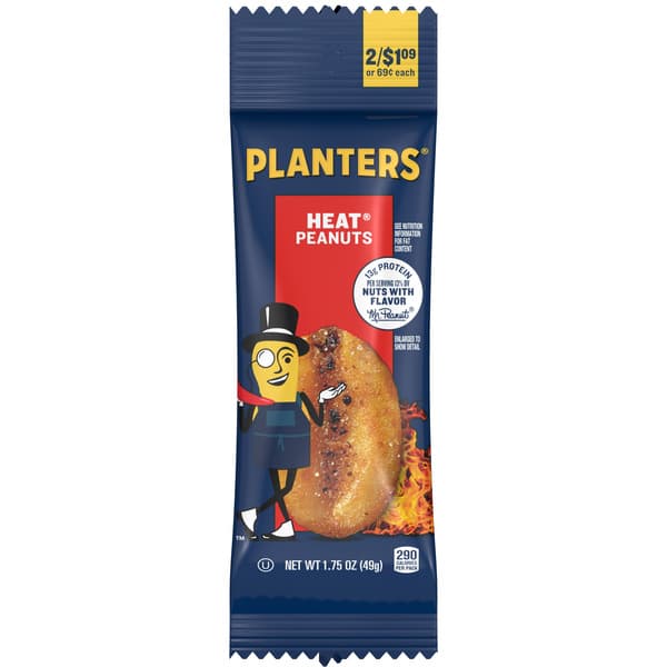 Planters Heat Peanuts 1.75 Oz