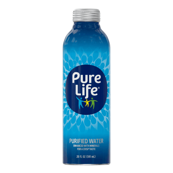 Pure Life Water Aluminium 20OZ