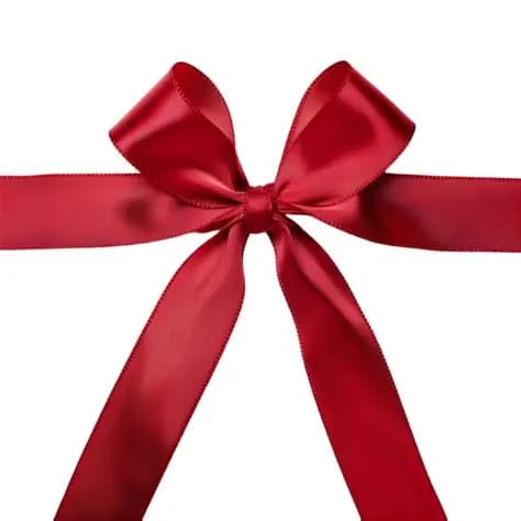 Red Satin Bow Cakewalk