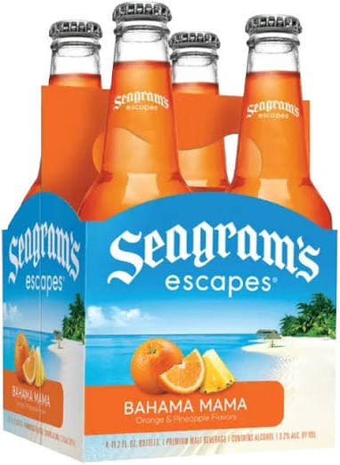 Seagrams Bahama Mama 4PK Bottle