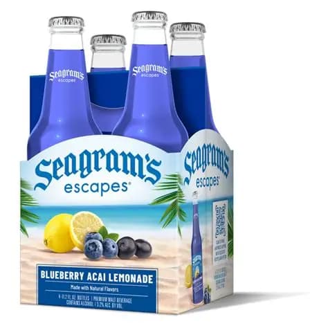Seagrams Blueberry Acai 4PK