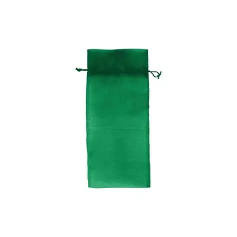 Sheer Green Cloth Bottle Bag