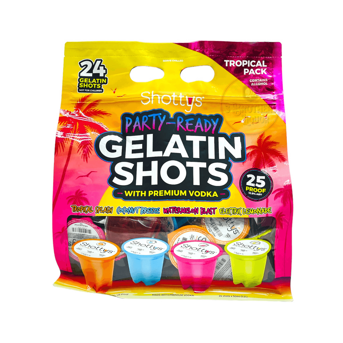 Shottys Jello Shots Pack Trop 24PK