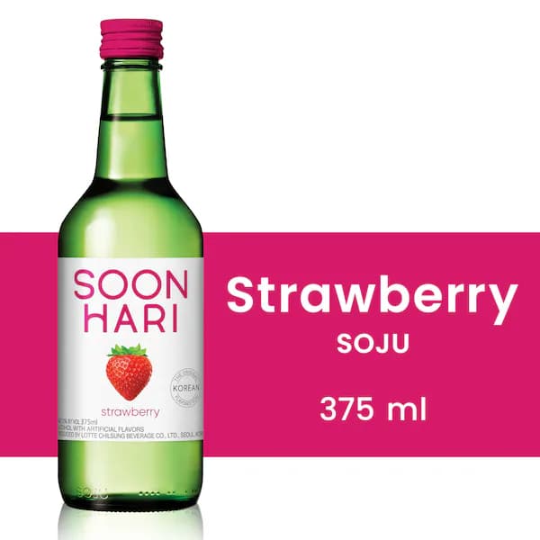 Soonhari Strawberry Soju 375ML