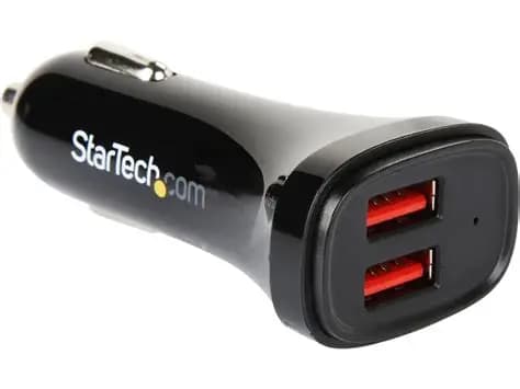 Start Car Charge Usb Black