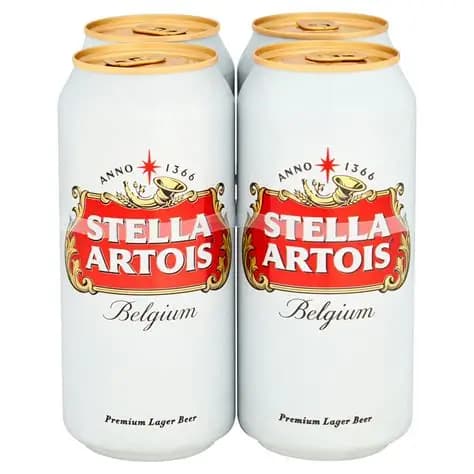 Stella Artois 4PK Cans